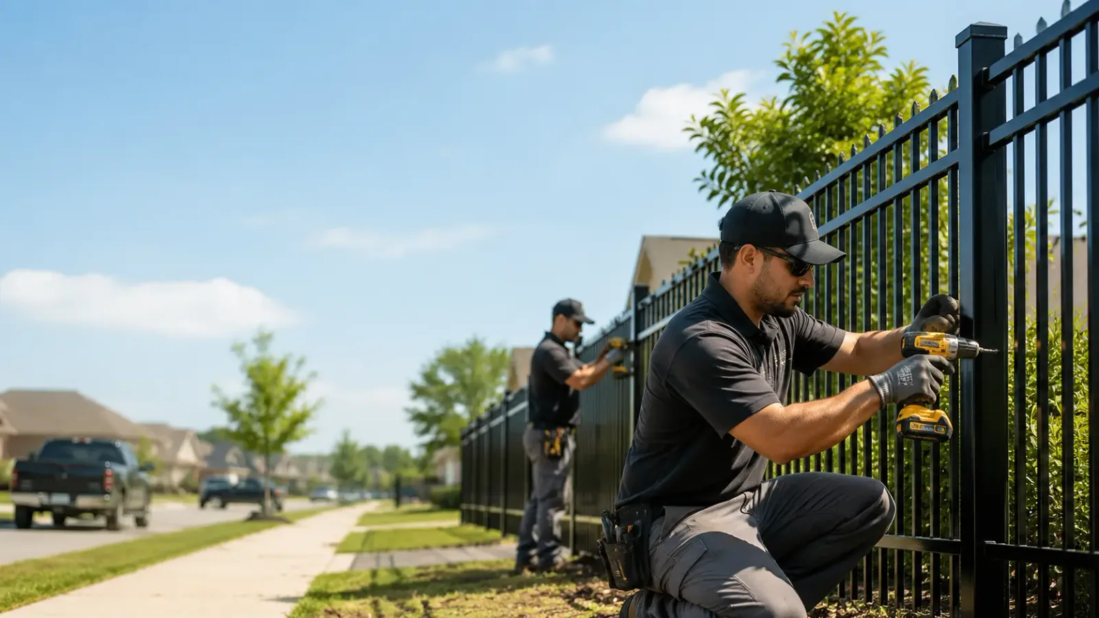 Metal Fence Installation in Champlin, MN